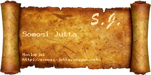 Somosi Jutta névjegykártya
